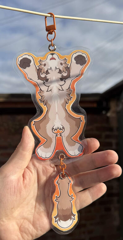 Pelt Hanging Badge (front)